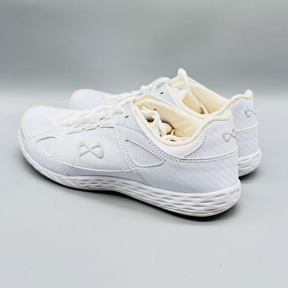 Nfinity Shoes Womens 9 White Rival Cheer Cheerleading Low Top Athletic Sneakers - Picture 6 of 12